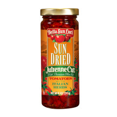 Julienne Cut Sun Dried Tomatoes in Olive Oil with Italian Herbs - 8.5 oz