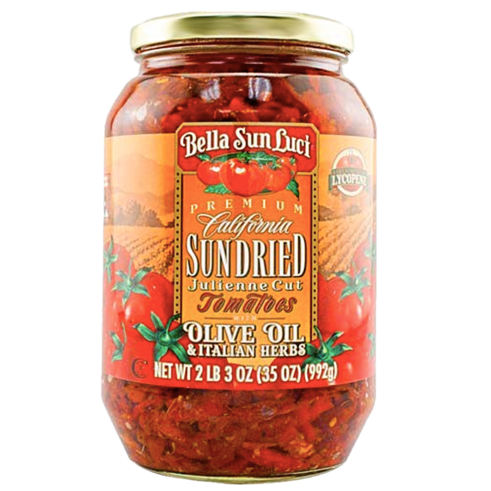 Sun Dried Julienne Cut Tomatoes with Olive Oil & Italian Herbs 35 oz. product image