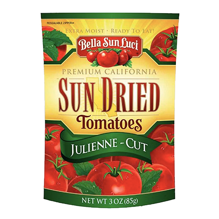 Sun Dried Tomatoes Julienne-Cut (Resealable Pouch)