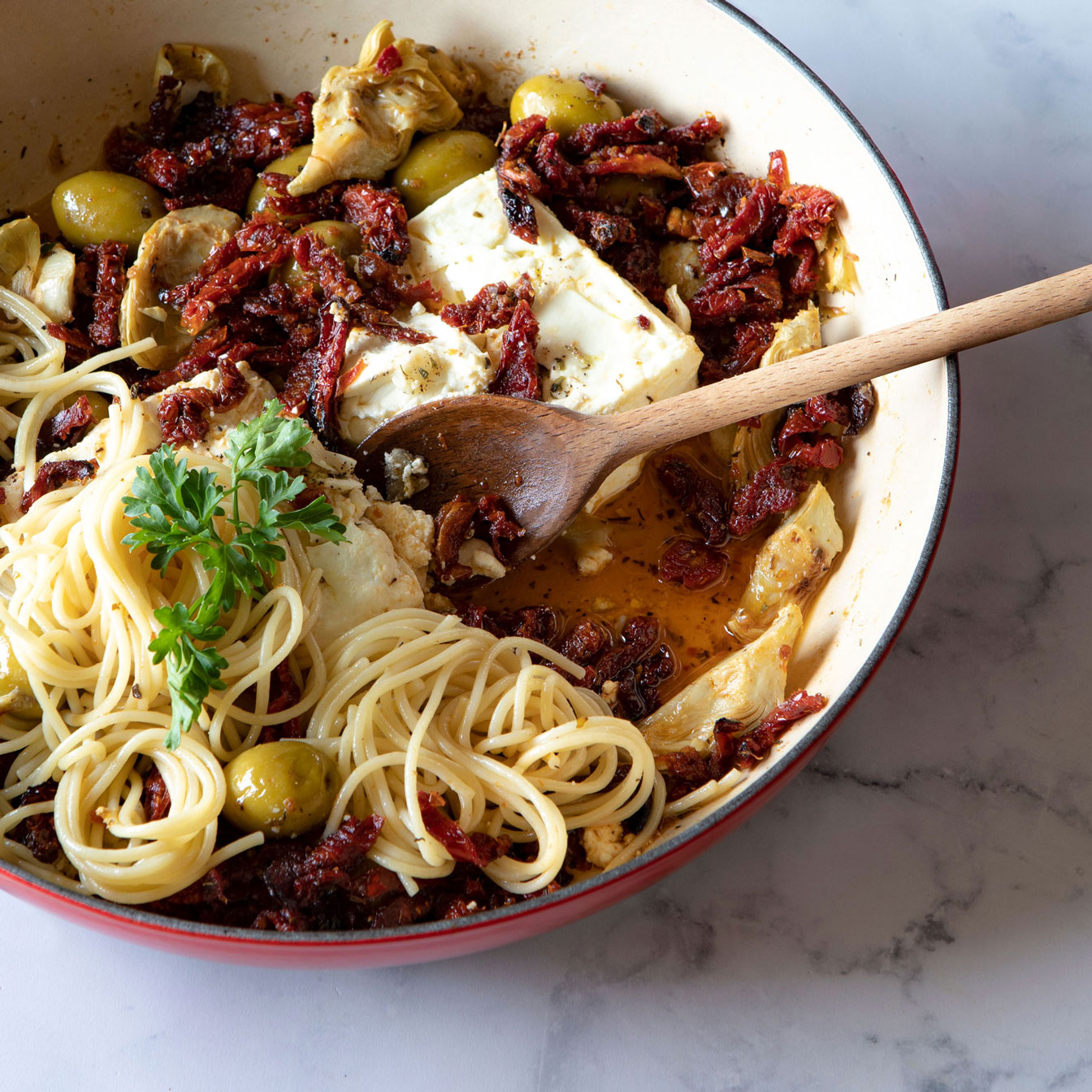 Baked Feta Pasta | Bella Sun Luci