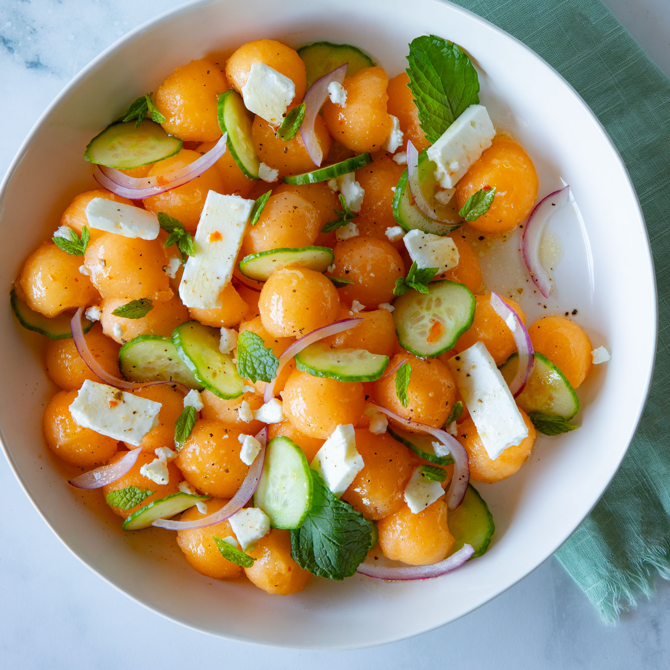 Greek Summer Melon Salad