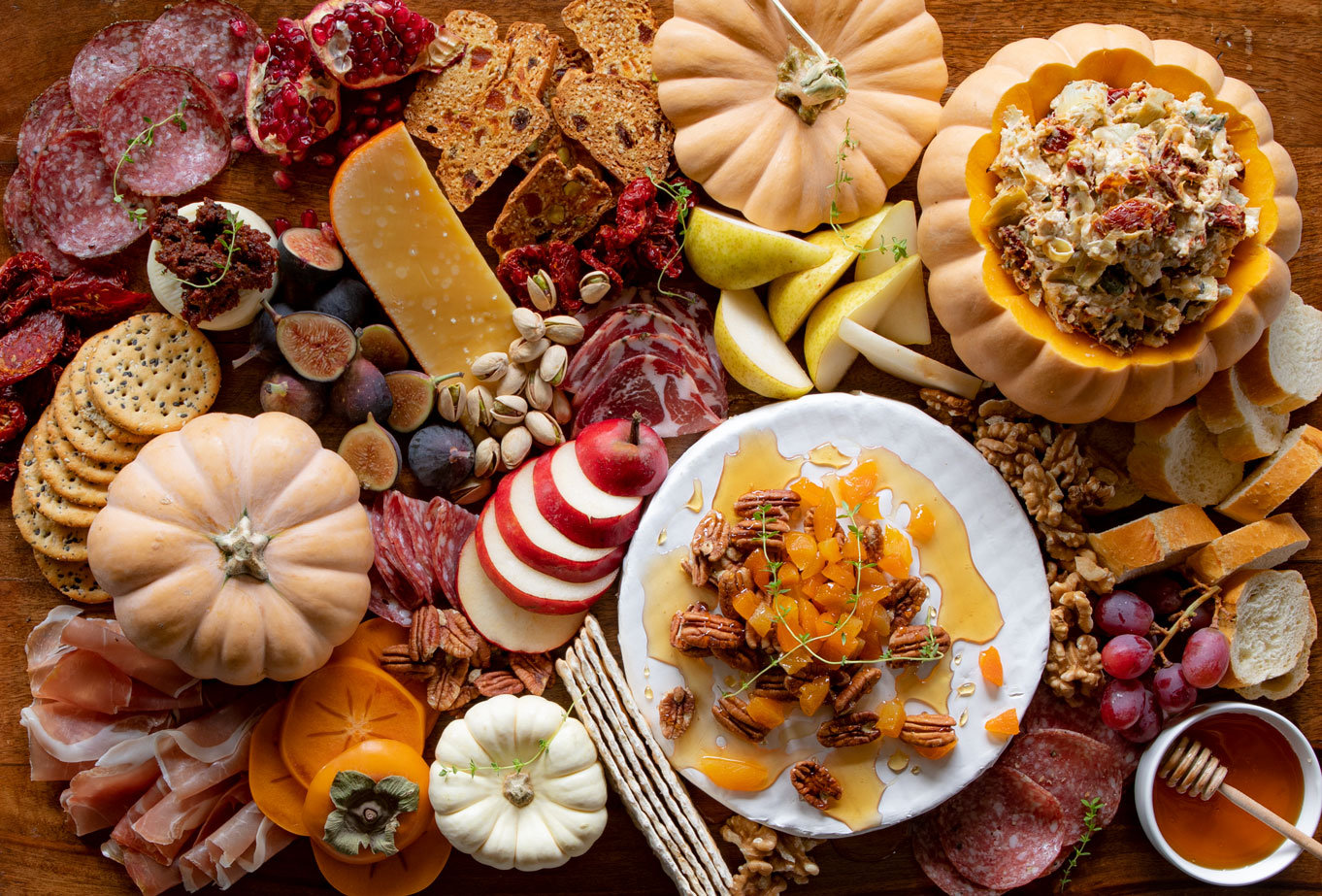 Fall Harvest Charcuterie Board