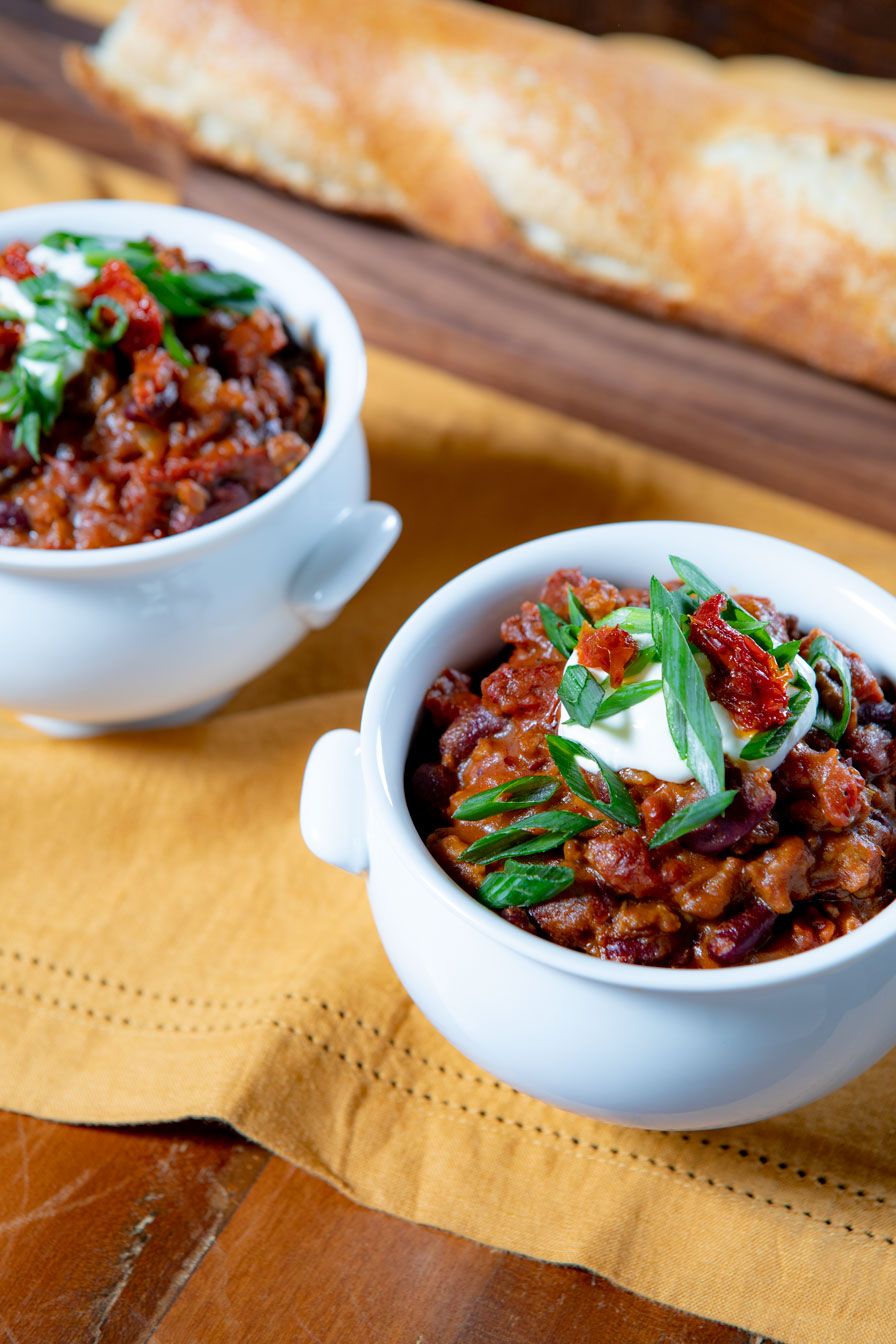 Beef, Pumpkin, And Sun Dried Tomato Chili 