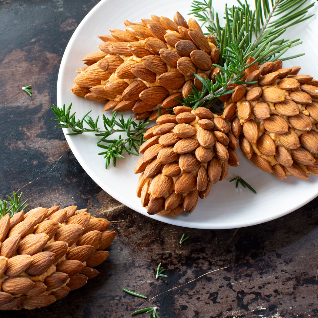 Pinecone Pesto Cheese Ball