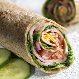 Smoked Turkey and Sun Dried Tomato Wrap Bella Sun Luci