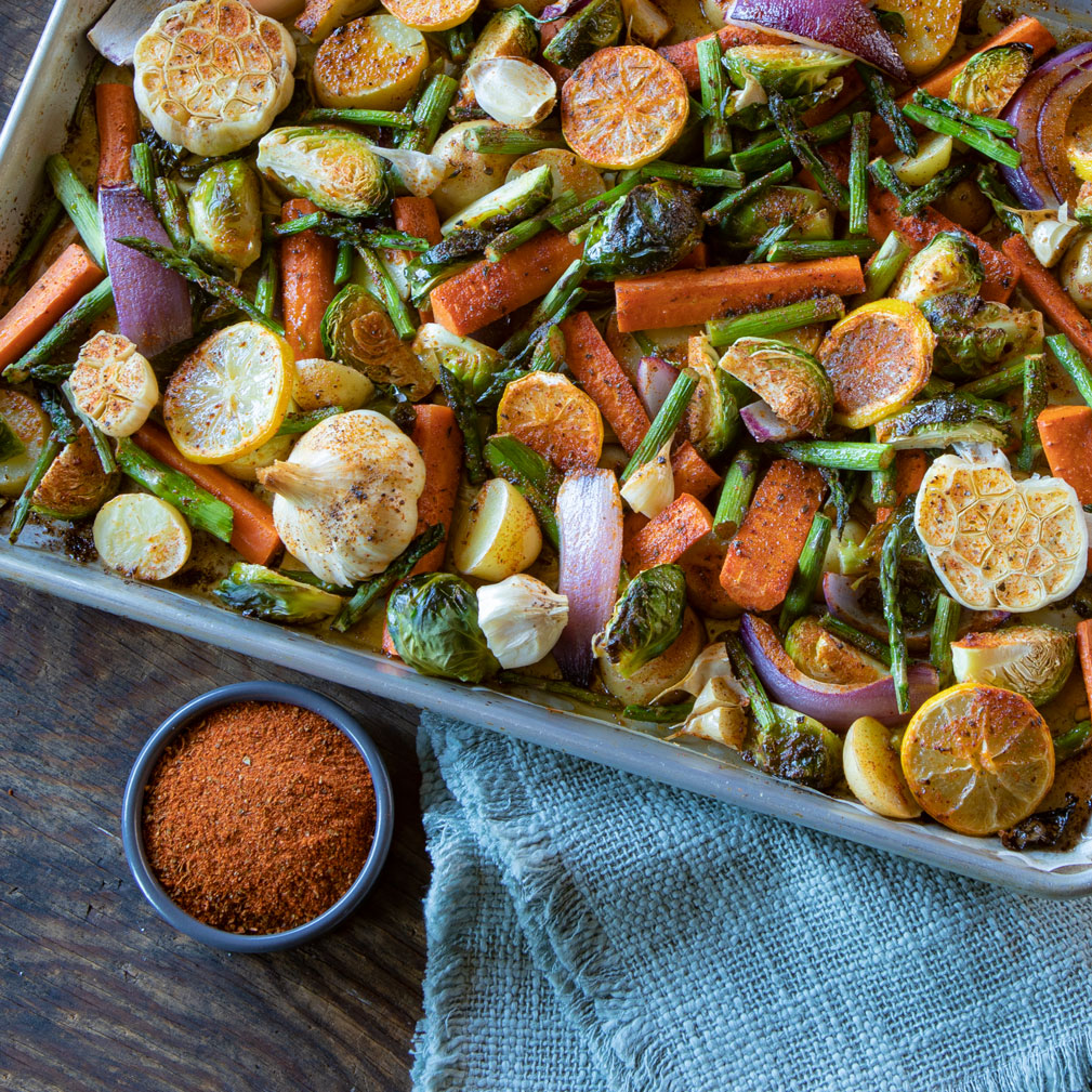 Tuscan Rub Roasted Vegetables