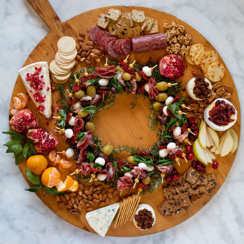 Christmas Charcuterie Wreath