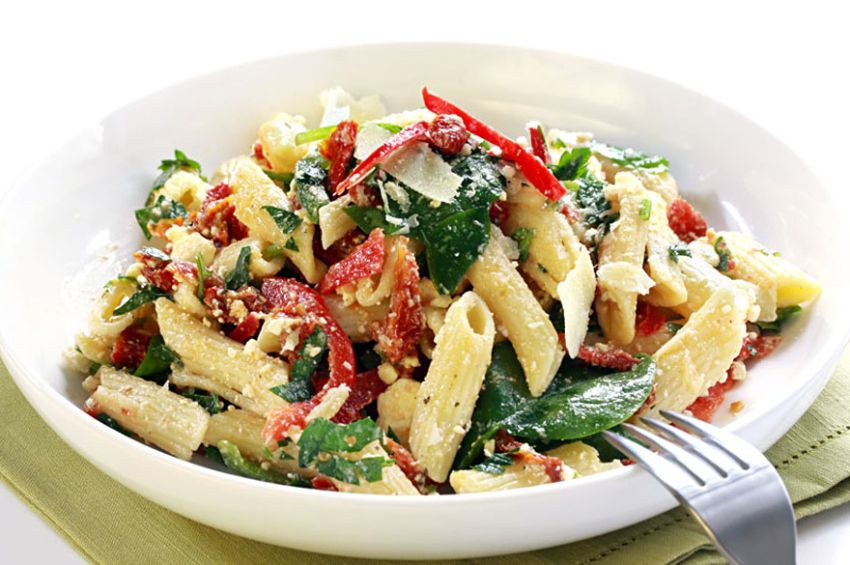 Summer Fresh Sun-Dried Tomato Penne Pasta