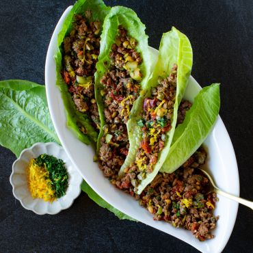 Mediterranean Lettuce Wraps 