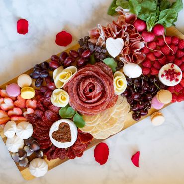 Valentine’s Day Charcuterie Board